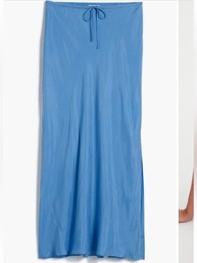 Madewell Cornflower Blue Maxi Skirt
